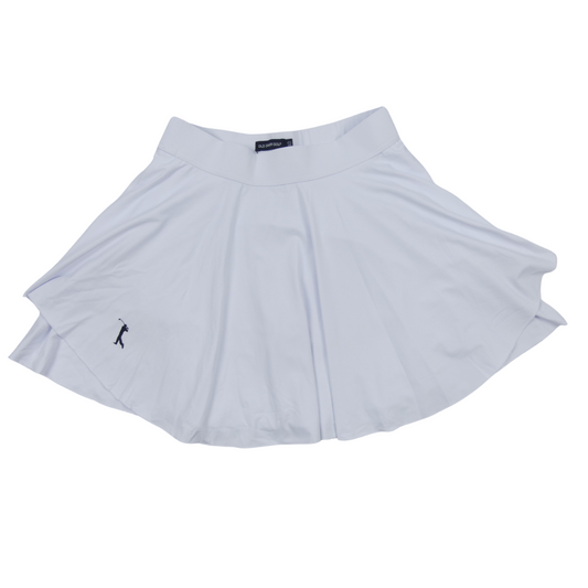 Falda con Flecos Blanca